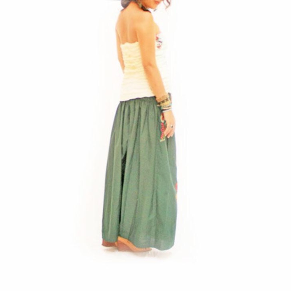 Mexican Skirt Embroidered Dress - Picture 2 of 2